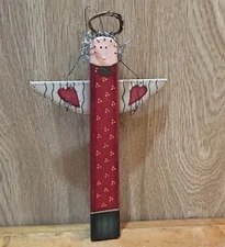 Wood Angel Heart Decorations Christmas Ornament 7 in Decor