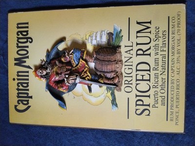 Captain Morgan 19''x13'' Original Spiced Rum Wooden Wall Plaque