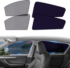 Tesla Model Y Window Shades 2020 2024 - Static Cling Privacy Rear Side Window