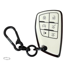 Smart Key Protective Shell for Chevy Key Fob Cover with Keychain Fits for 2021