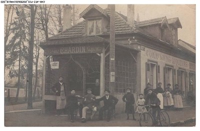 CAR-AFJP19-0973-75 - PARIS - Fotokarte - Chardin - Handel mit Flüssigweinen