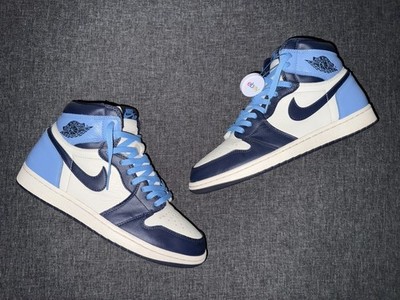 Jordan 1 Retro High Obsidian Größe 43