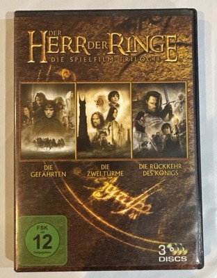 Der Herr der Ringe - Die Spielfilm Trilogie, 3-DVD`s / DVD