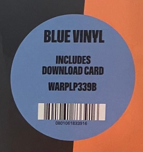Chk Chk Chk !!! Let It Be Blue LP vinyl Europe Warp 2022 Limited blue vinyl - Picture 3 of 3
