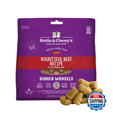 Stella Chewy's 18oz Freeze-Dried Raw Cat Food Beef 98 Grass-Fed Grain-Free