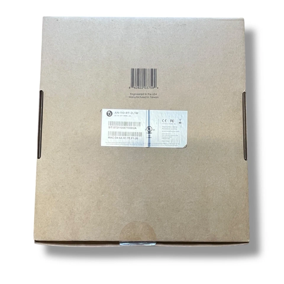 Araknis AN-110-RT-2L1W 110 Series Single WAN Gigabit VPN Router NEW A B C - Image 3 of 3
