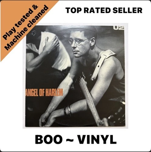 U2 Angel of Harlem Vinyl Single 12" Island Records 1988 EX / VG+