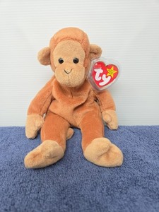 Bongo Beanie Baby The Monkey Toy Ty Connection Style 4067 DOB 8-17-95