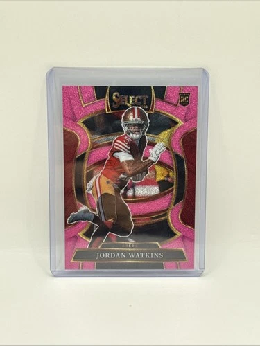 2025 Panini Select Football Pink Glitter Jordan Watkins #18