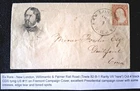 11 Civil War Patriotic- Rare Usage 1856 Fremont Campaign Cover w/Railroad Cancel