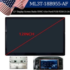 12" Display Screen Radio Navigation SYNC 4 For Ford F150 F-150 F250 21-24