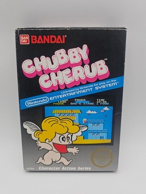 RARE Chubby Cherub Nintendo NES CIB Early Print
