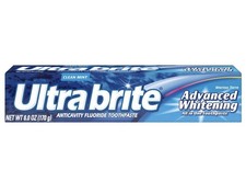 Ultrabrite Advanced Whitening Fluoride Toothpaste Mint Teeth Whitening 6.0 oz