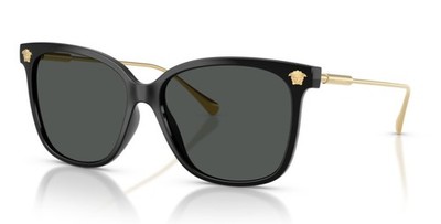 Versace 4507U 57GB1/87 Sonnenbrille Schwarz/Dunkelgrau