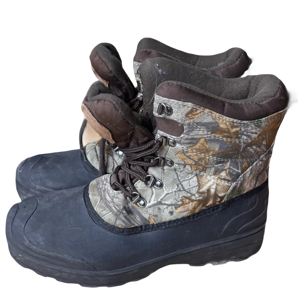 Ozark Trail 3M WaterResistant Camoflauge Men’s Winter Boots Size 9 - Image 2 of 4