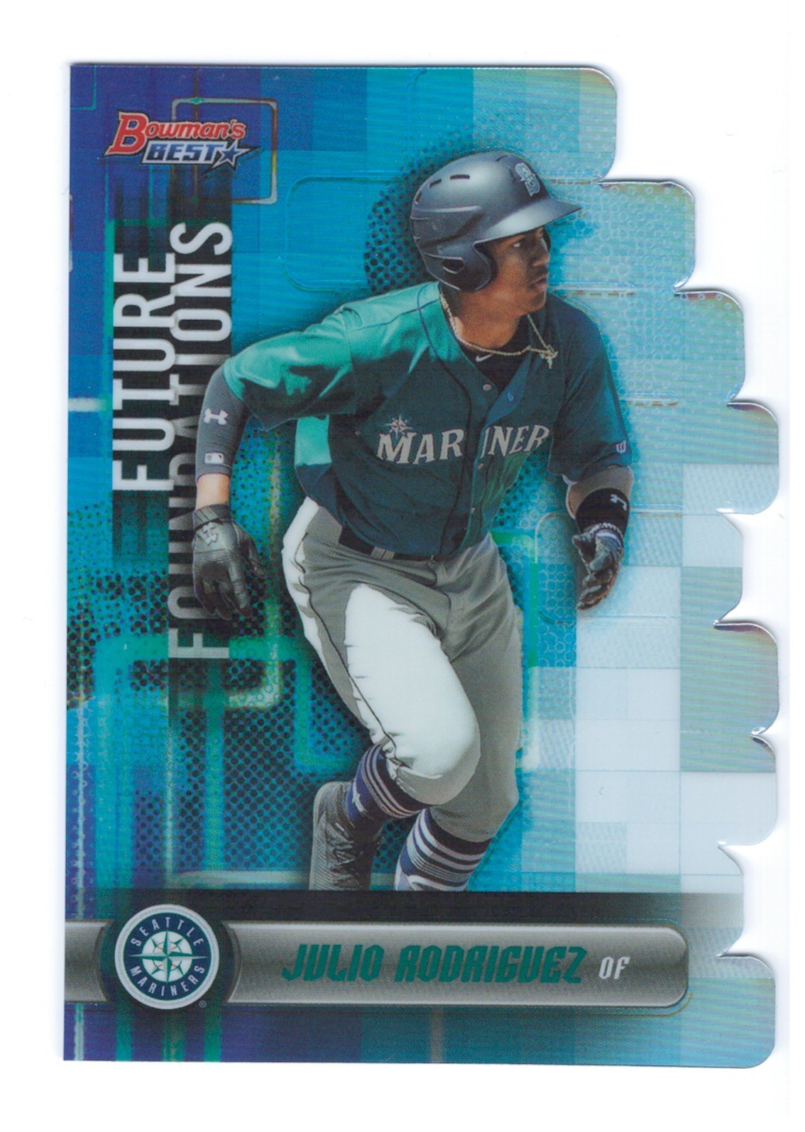 2019 Bowman Best Future Foundations Julio Rodriguez Die Cut Rookie FREE SHIPPING