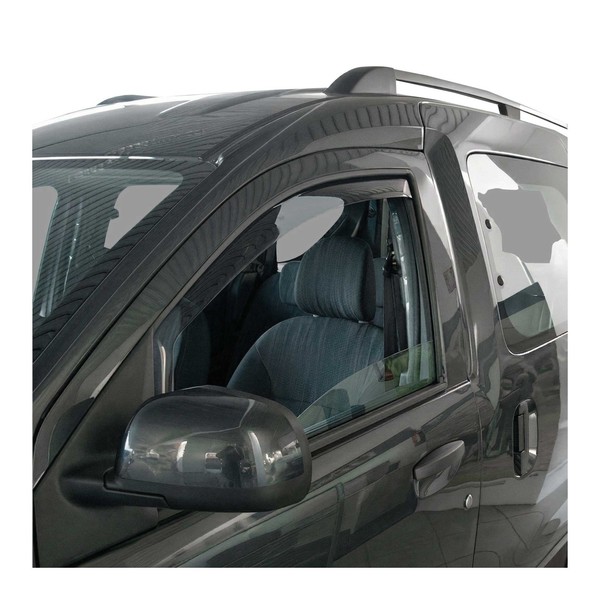 Windabweiser Regenabweiser FüR Dacia Lodgy Dokker 2012-2022 Dunkel Acryl 2Tlg-image