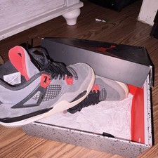 Jordan Air Jordan 4 Infrared Mid Top Gray Red...