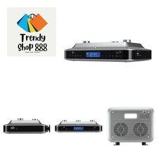 Under Cabinet Music System with Built in Stereo Speakers and FM Radio/USB Por...