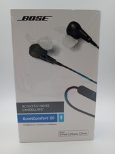 Bose Acoustic Noise Cancelling Quiet Comfort 20 New Sealed iPhone 718839-0010