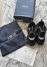 Dior Herren Low Top Sneaker Schwarz/Grau EU 4...