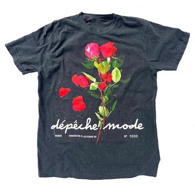 Depeche Mode Christmas Memento Mori Tour Shirt Black Tee 24D170