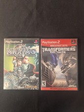 PS2 Game Lot Maximo Ghosts to Glory & Transformers The Game Greatest Hits Sony