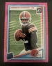 SHEDEUR SANDERS 2025 Donruss Optic Pink Prizm Rated Rookie Browns