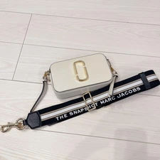 Marc Jacobs Snapshot Crossbody Camera Bag White Multi Shoulder Handbag