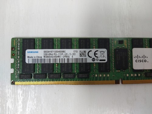 Samsung 32GB M386A4G40DM0-CPB0Q 4DRx4 PC4-2133P-LD0-10-DC0 Memory Module - Picture 2 of 12