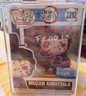 Funko Pop Animation Muzan Kibutsuji 2212 Toy Temple Exclusive Autographed