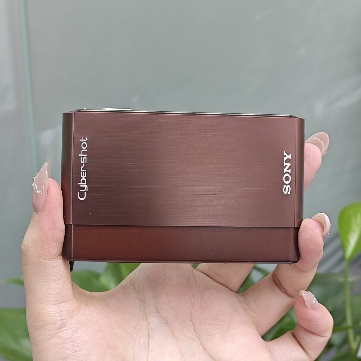 SONY DSC-T77 Cyber Shot 4.0x Optical Zoom CCD Digital Camera Brown