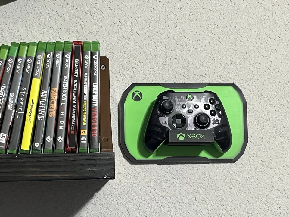 Xbox Series X/S /One Controller Wall Mount (Multi Color & Custom name) - Image 2 of 4