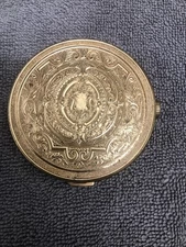 Vintage Powder Compact Elizabeth Arden Swiss Twist Patented Mechanism Ornate