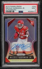 2019 Panini Prizm Rookies Silver Mecole Hardman Jr #345 PSA 9 MINT Auto 0sm9