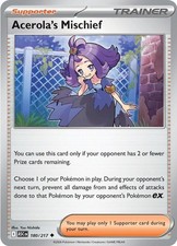 Pokemon Acerola's Mischief 180/217 ME: Ascended Heroes Uncommon NM