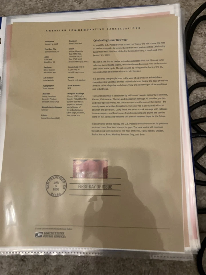 2008 FirstDay US Stamps Only Twenty Nine “American Commemorative Cancellations" - Image 3 of 4