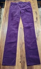 AG Adriano Goldschmied the Stevie Slim Straight Corduroy Women's Size 26 x32