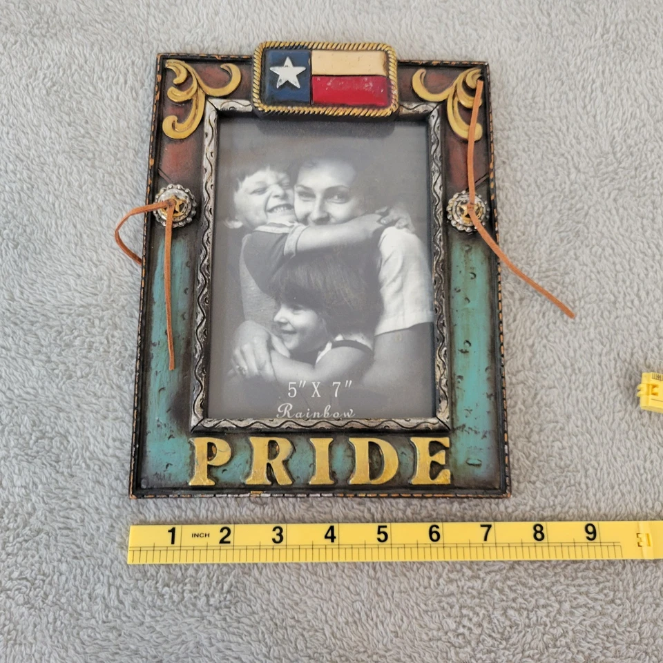 Texas Pride Flag Picture Photo Frame 5"X7" Free Standing Hanging Home Decor - Image 4 of 4