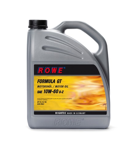 5 L Motoröl Rowe SAE 10W-60 S-Z JASO MA 2 für Honda Suzuki Kawasaki Yamaha