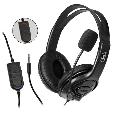 Stereo Gaming Headset für Playstation 4 5 Kopfhörer Mikrofon 3,5mm XBOX PS4 PS5