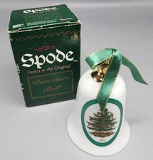 Spode Christmas Tree Porcelain Bell with box model 1627
