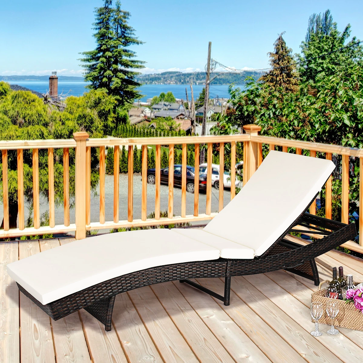 Adjustable lounge chair outdoor new arrivals