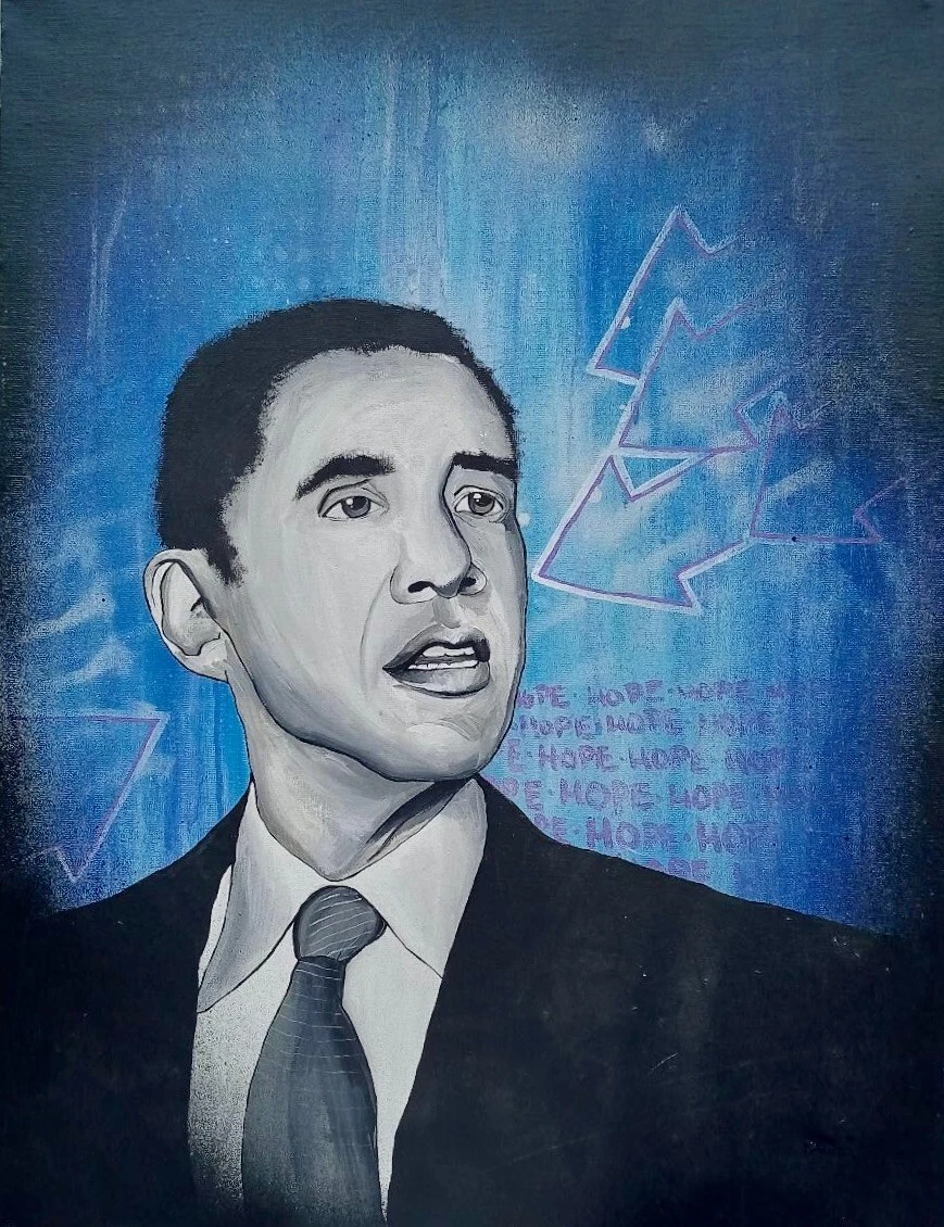 Obama Painting In Art Paintings for sale | eBay