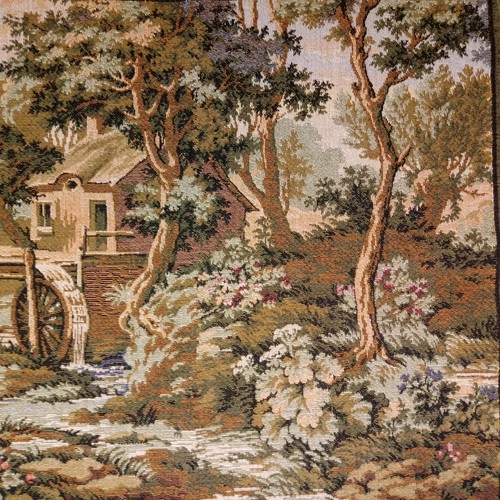 VTG Needlework Fine Art Tapestry Framed 20in X 26in (Unframed 19 X 16½ in) - Picture 12 of 18