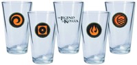 Dark Horse Deluxe Legend Of Korra Pint Glass Set on sale Dark Horse Deluxe Legend Of Korra Pint Glass Set on sale