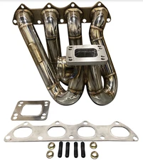 B Series T3 T4 Top Mount Turbo Manifold GSR Si B16 B18 B20 44mm For Civic Si DC2