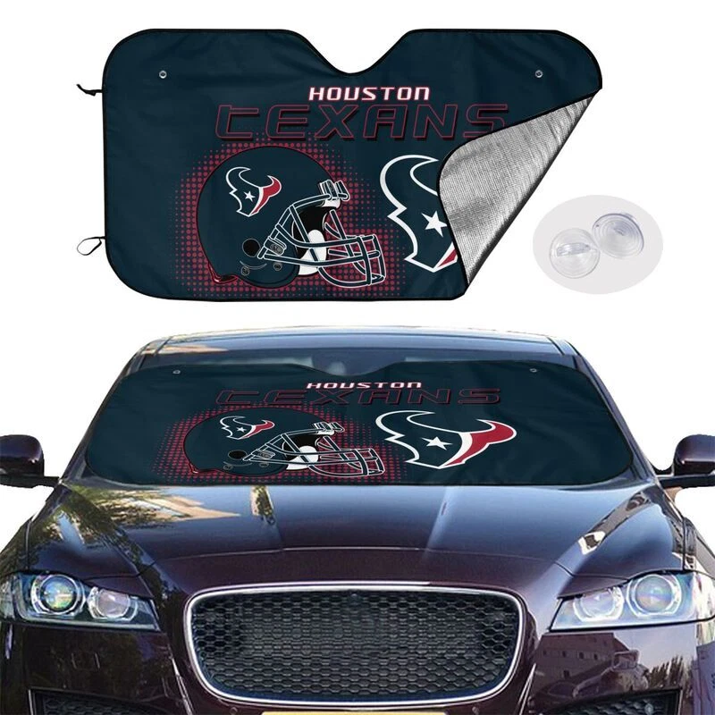 Houston Texans Car Windshield Sunshade Helmet Style Car Sunshade Heatproof