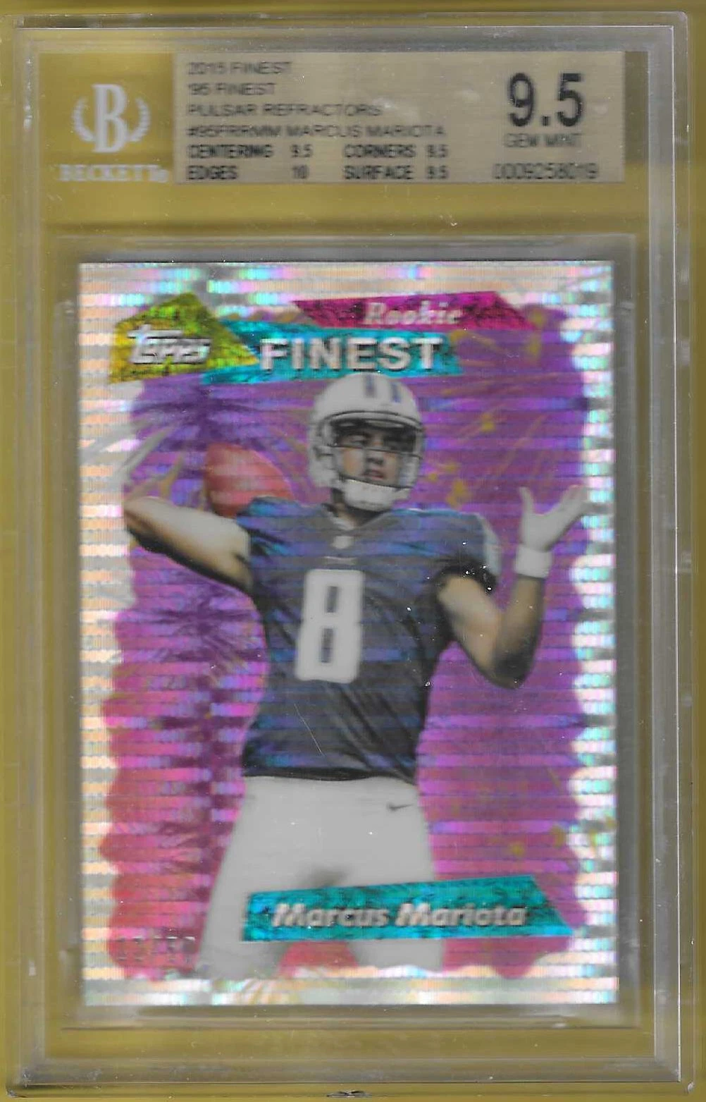 Marcus Mariota Topps Field Access #90 Base