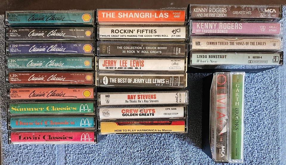 23 Cassette Lot #ADR: Shell Cruisin' Classics McDonalds Rockin' Gold Rock n Roll - Image 2 of 4